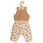Mrs Ertha Loretas Doll Clothes  34-36 cm - Raspberry Bunches Leggings Set