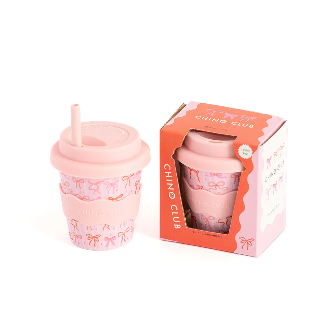 Chino Club Babychino Cup 4oz Bows