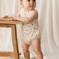 Jamie Kay Organic Cotton Archie Playsuit Forest Gathering