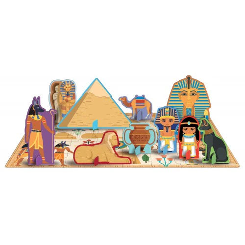 Sassy 40 Piece 3D puzzle and book set Egypt