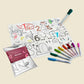 Hey Doodle Wild Digits Classic Colouring & Doodle Mat