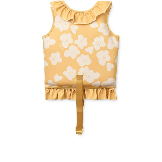 Liewood Dove Swim Vest W Frill  Flower / Lemon