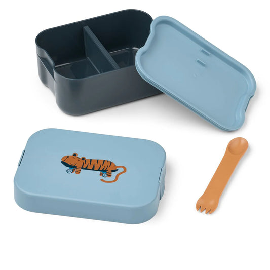 Liewood Kamil Lunchbox Tiger / Beach Blue