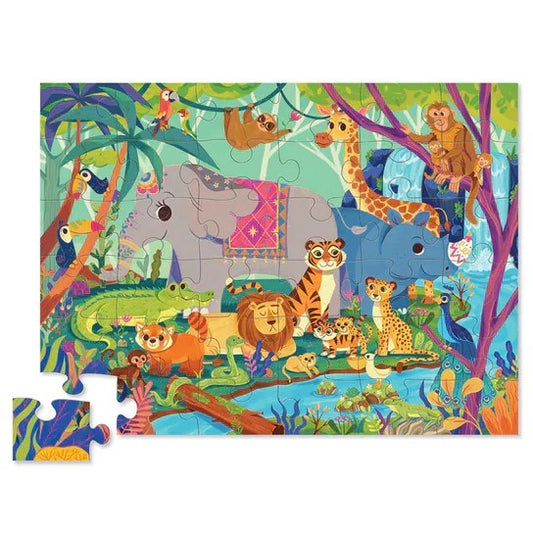 Crocodile Creek 36pc Floor Puzzle Jungle Friends