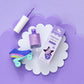 No Nasties Water Based Kids Peel-Able Nail Polish Poppy Purple