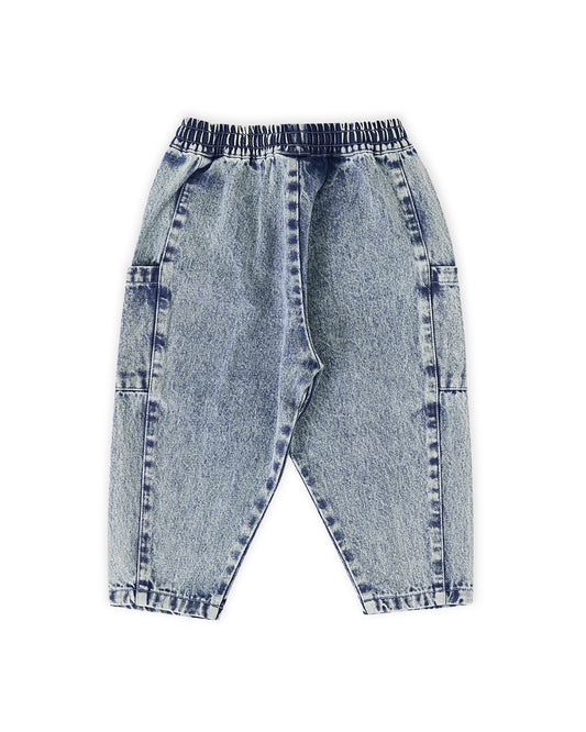 Goldie + Ace Kit Denim Pocket Pant Light Denim