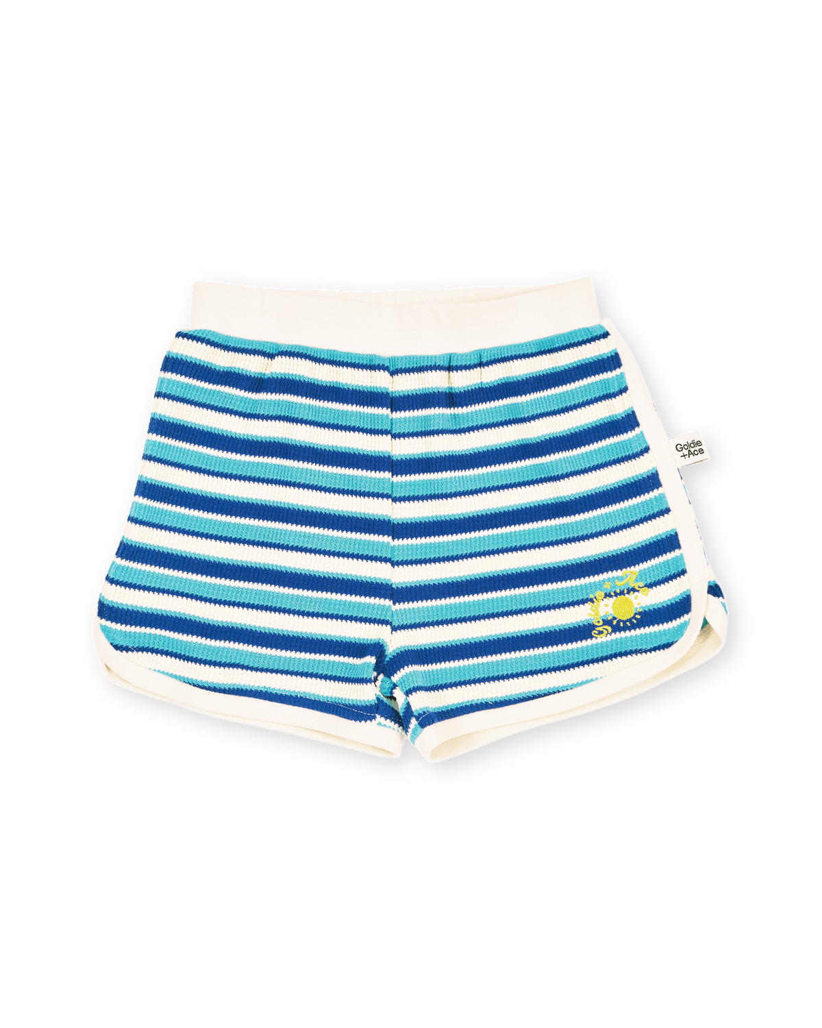Goldie + Ace Waffle Shorts Blue