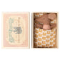 Maileg Sleepy Wakey Baby Mouse in Matchbox Rose 2025