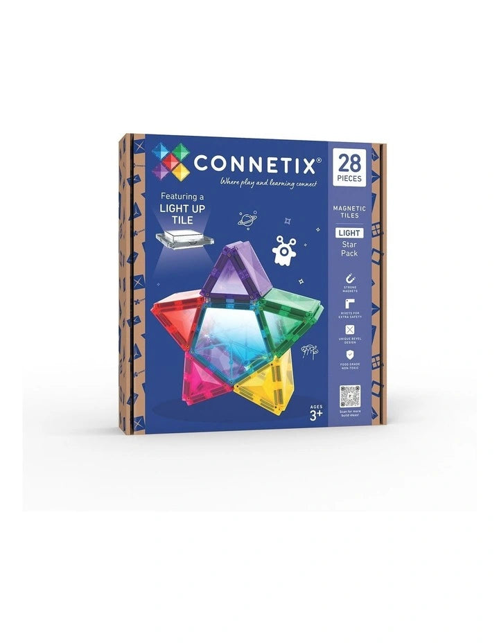 Connetix Tiles Light Star Pack 28 Piece