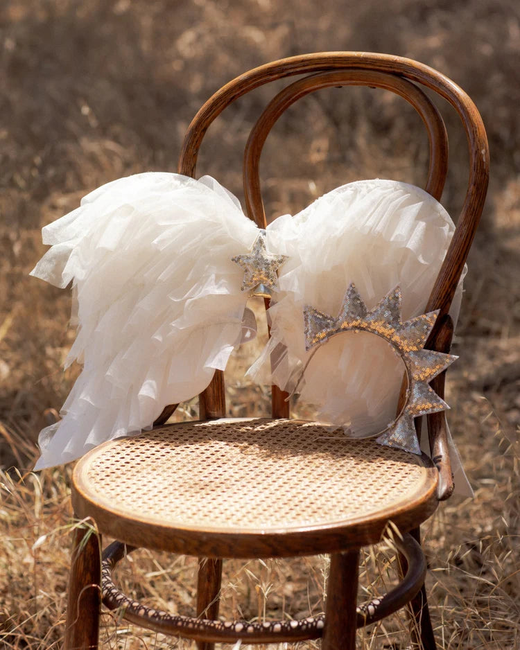 Noralee Angel Wings Ivory Shimmer
