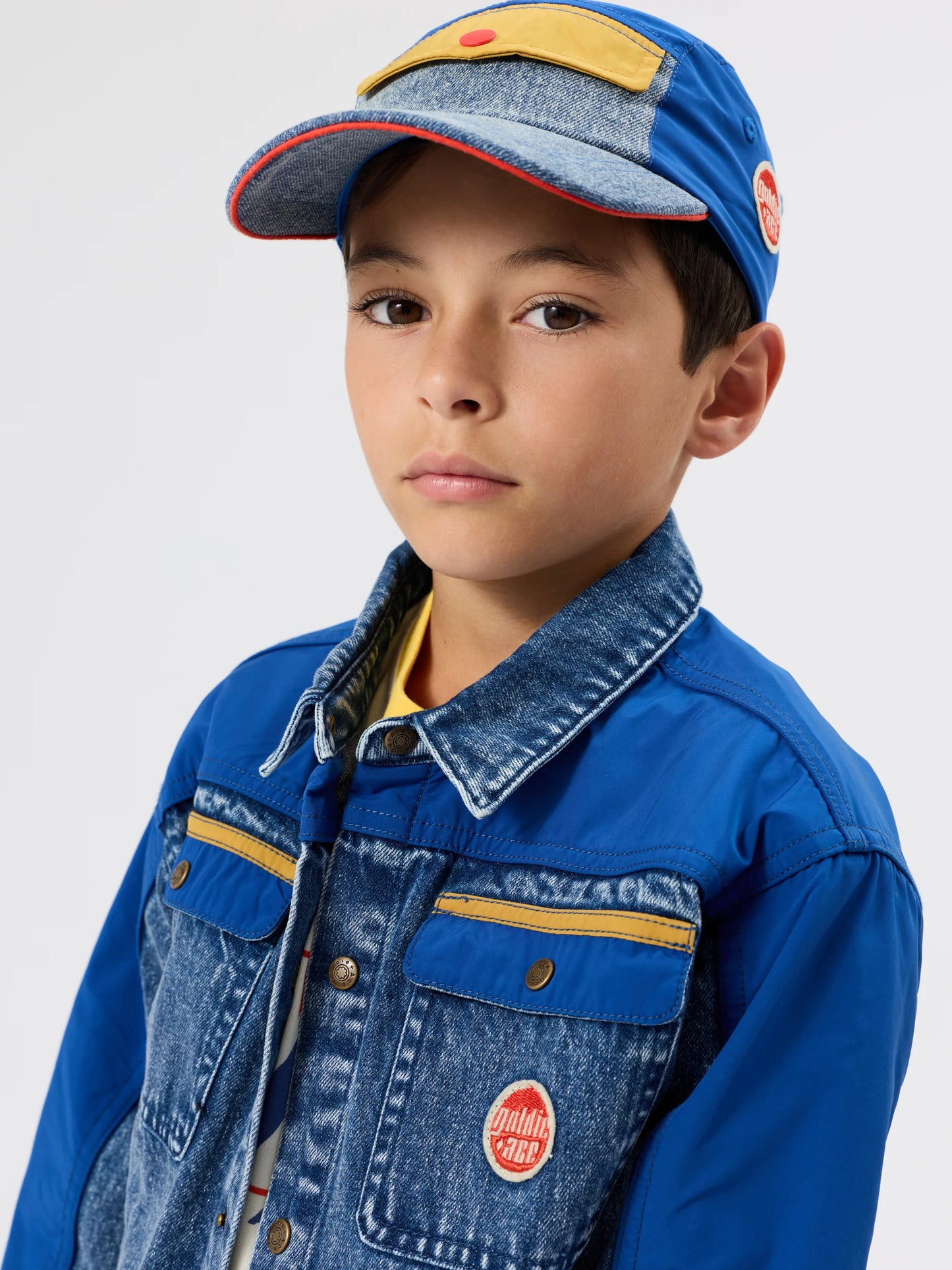 Goldie + Ace Colour Block Vintage Denim Cap