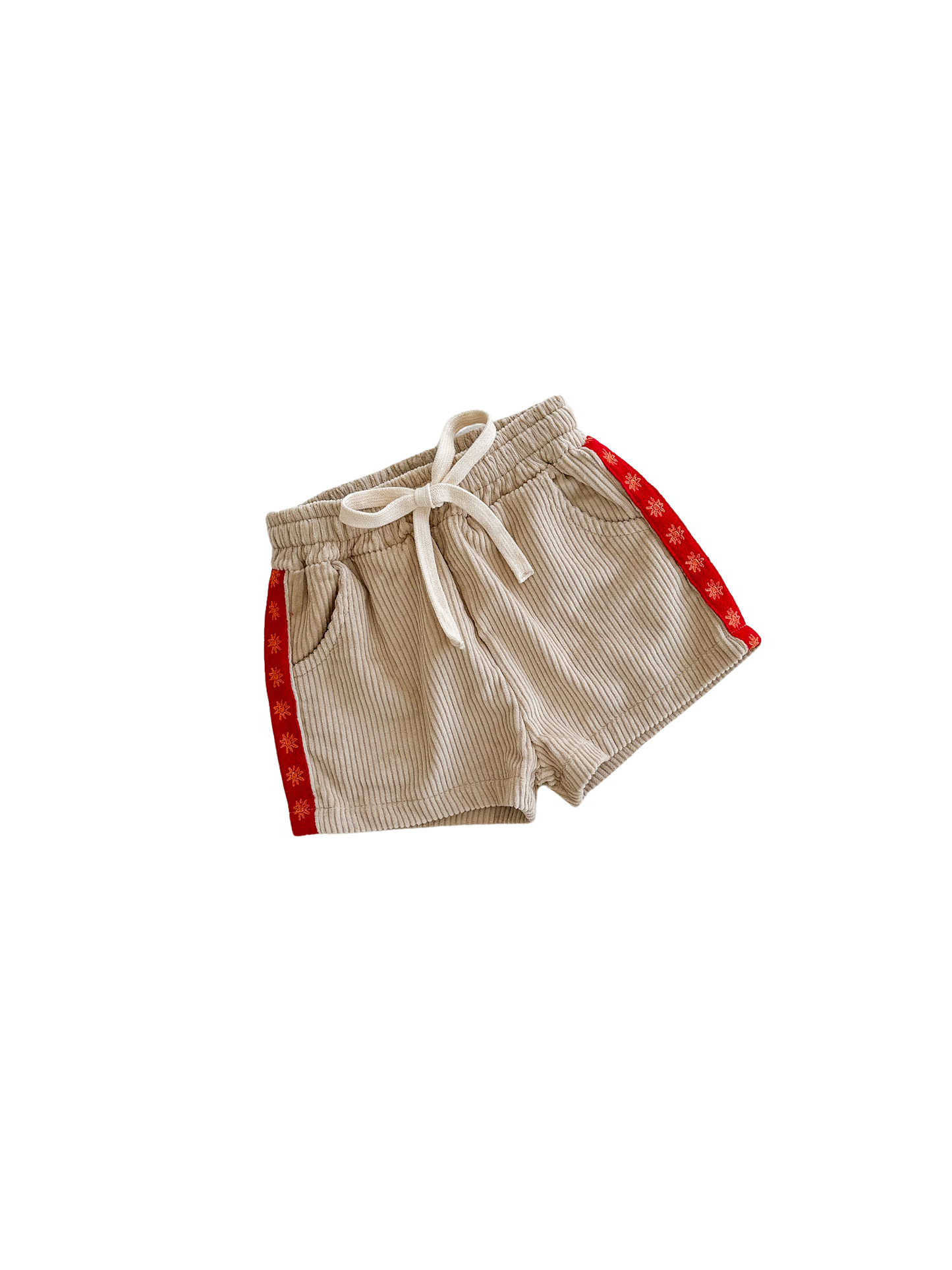 Ziggy Lou Cord Shorts Chilli