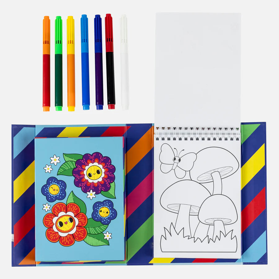 Tiger Tribe Colouring Set Garden Friends