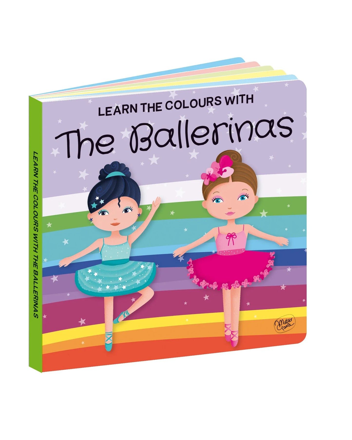 Sassi 40 piece 3D puzzle and book set learn colours ballerina