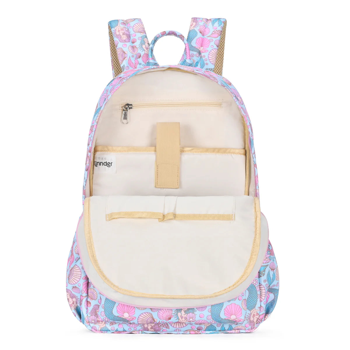 Kinnder Junior Kindy/School Backpack Mermaid Aqua