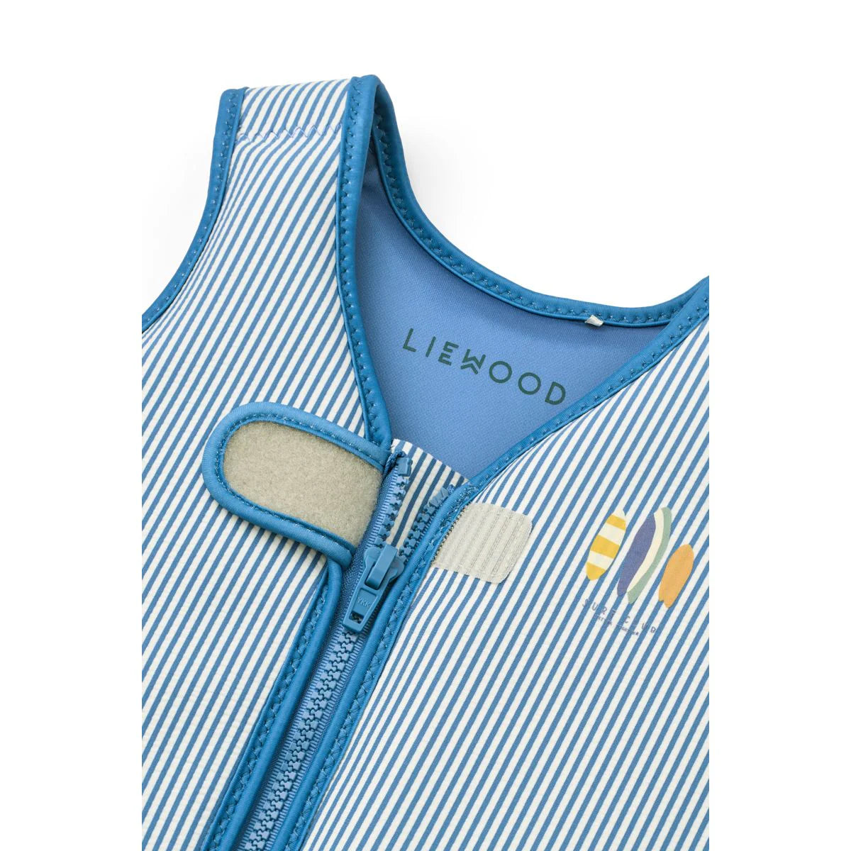 Liewood Dove Swim Vest Stripe Riverside / Creme De La Creme