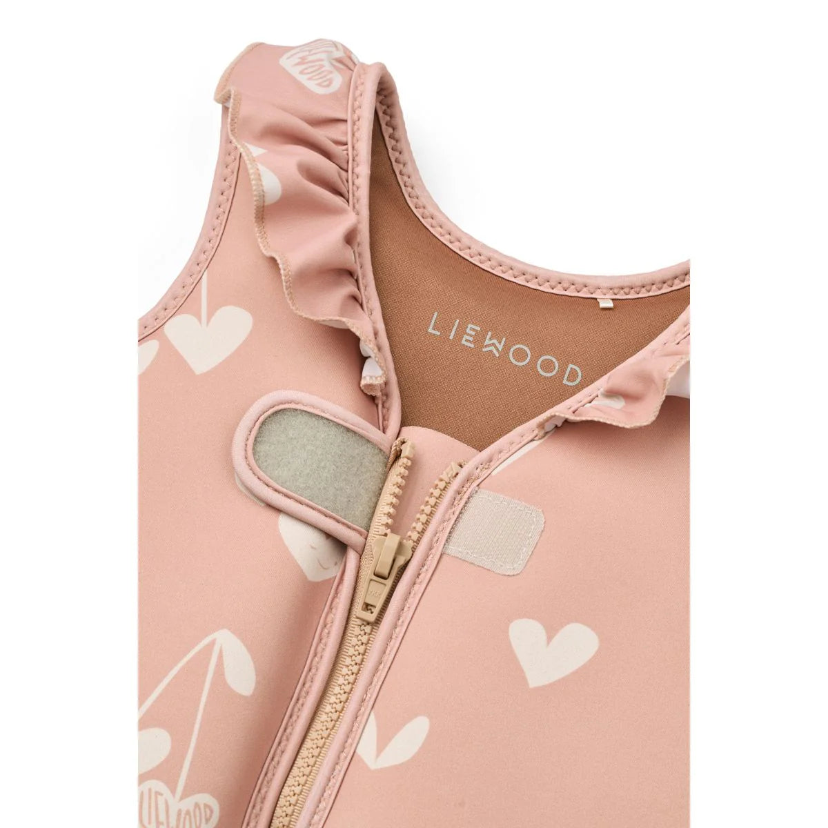 Liewood Dove Swim Vest W Frill Sweethearts / Pale Tuscany