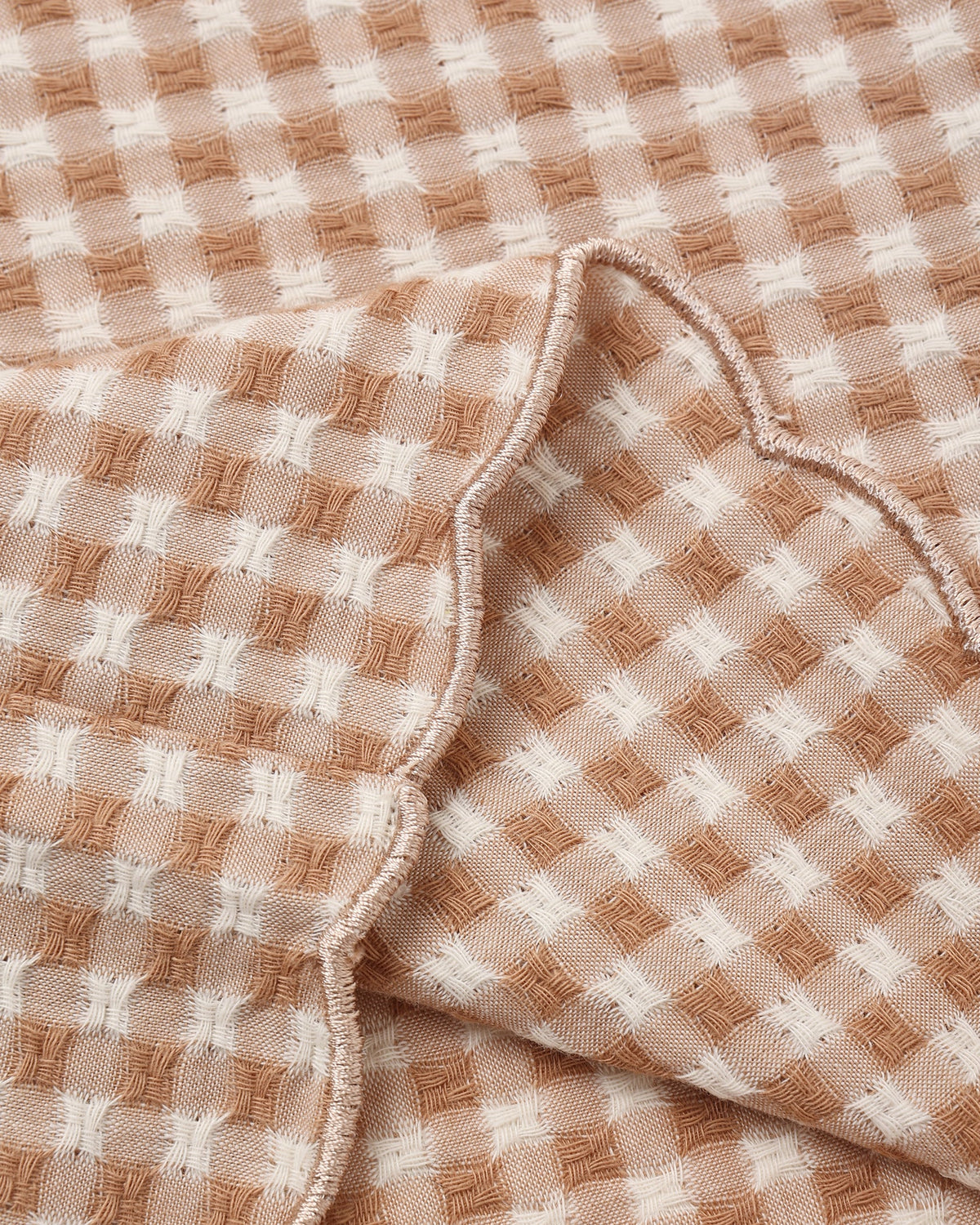 Rylee + Cru Wide Leg Pant Fawn Gingham