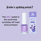 No Nasties Water Based Kids Peel-Able Nail Polish Poppy Purple