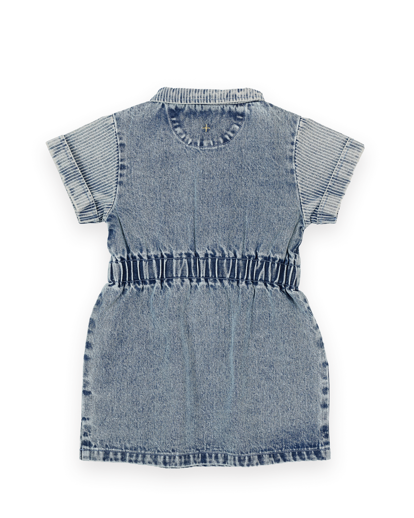 Goldie + Ace Piper Pinstripe Denim Belted Dress