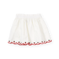 Goldie + Ace Scallop Hem Strawberry Skirt