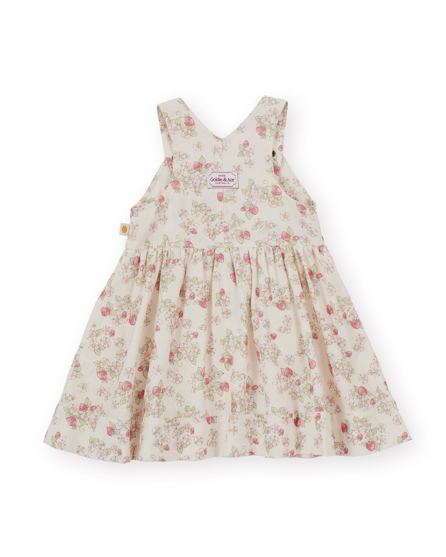 Goldie + Ace Strawberry Fields Pinafore Dress