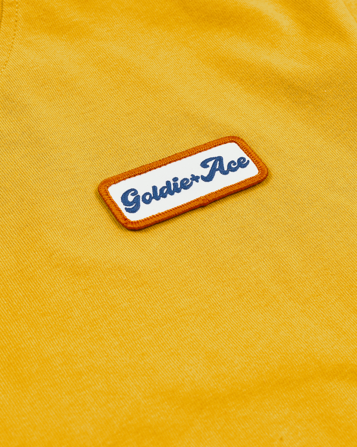 Goldie + Ace Logo Badge T-Shirt Yellow