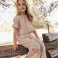 Rylee + Cru Gracie Blouse Fawn Gingham