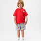 Goldie + Ace Logo Badge T-Shirt Red