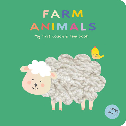 Book Baby's World Touch and Feel Board Book Farm Animals