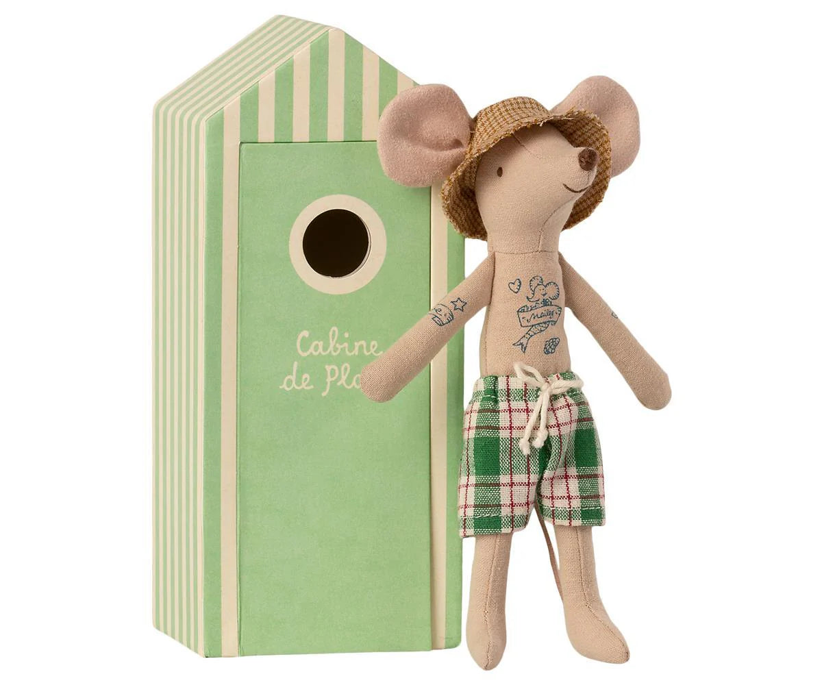 Maileg Maileg Beach Mouse Dad in Cabin