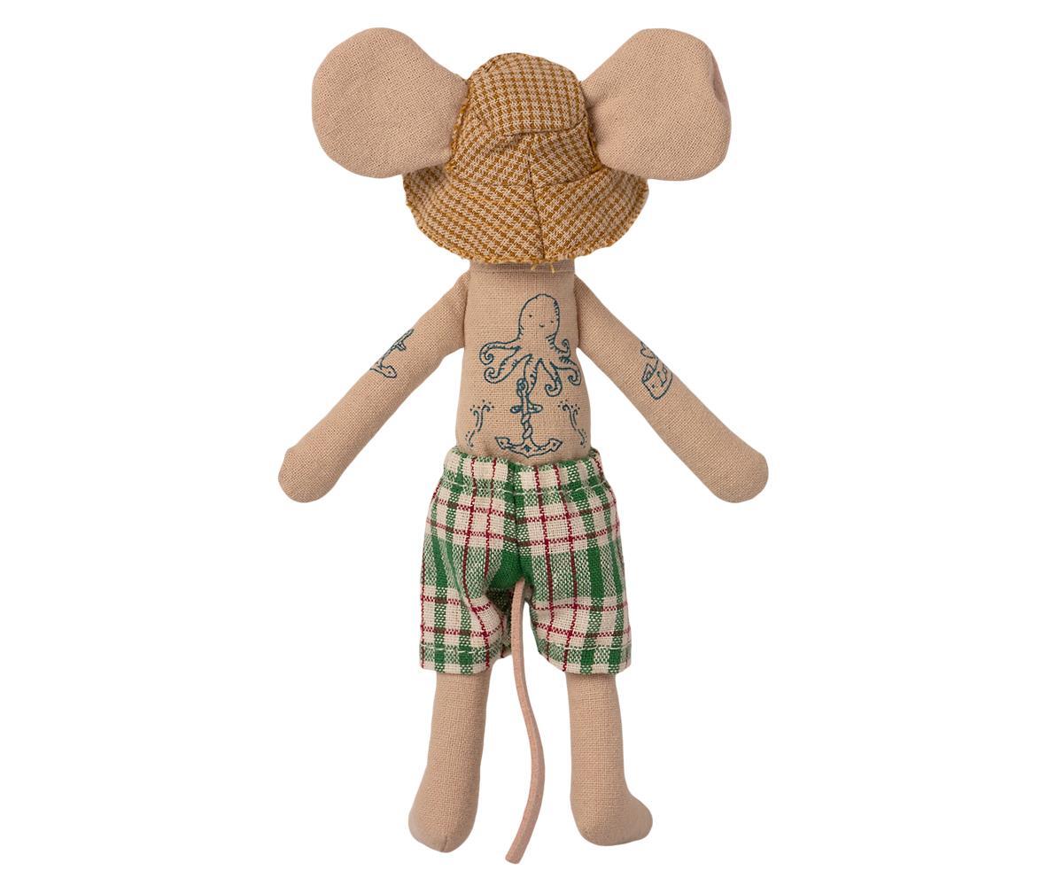 Maileg Maileg Beach Mouse Dad in Cabin