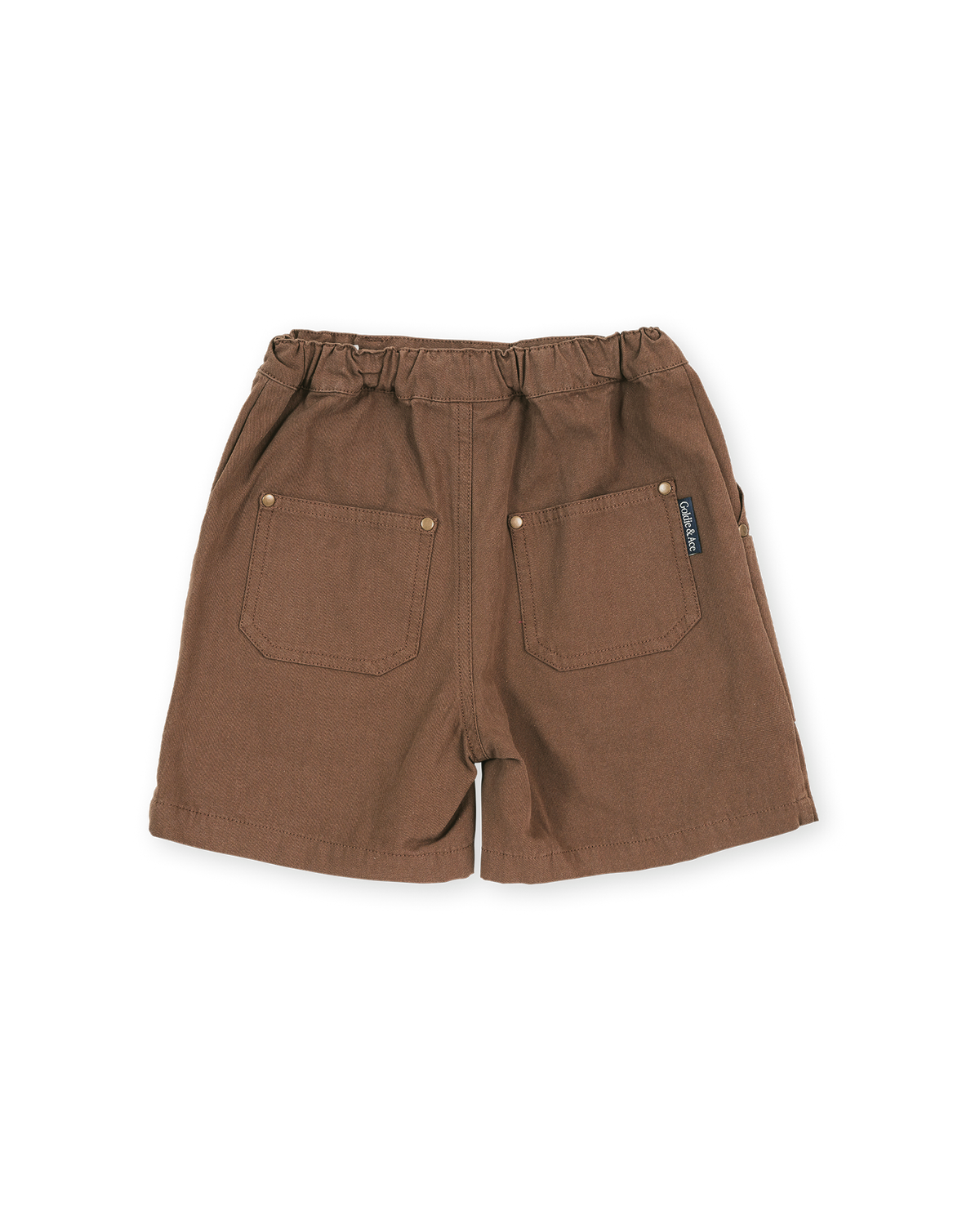 Goldie + Ace Carpenter Shorts Brown