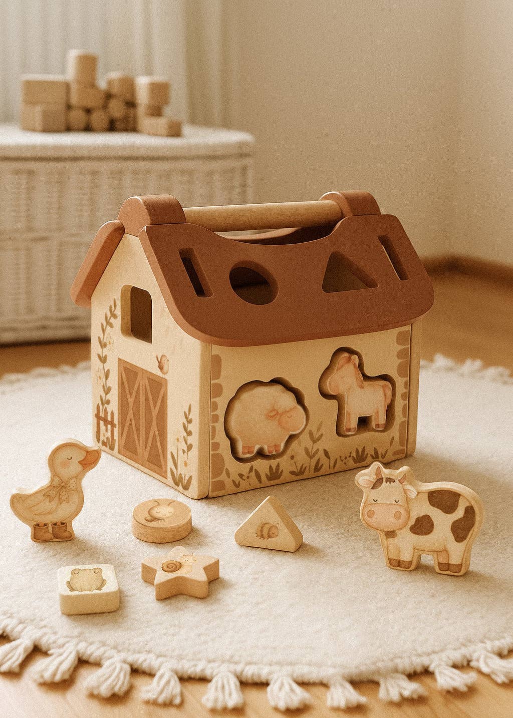 Mrs Ertha Tiny Barn Educational Puzzle
