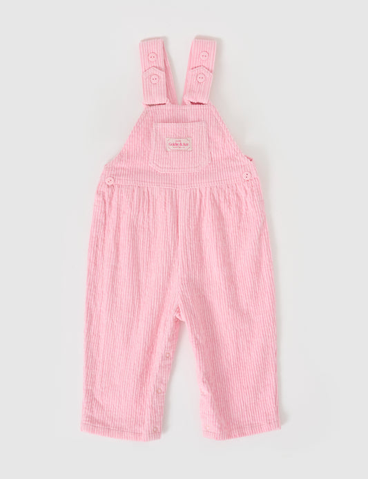 Goldie + Ace Sammy Corduroy Overalls Sweat Pea