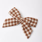 Rylee + Cru Bow Brick Check
