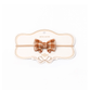 Mrs Ertha Little Bow Headband Honey Plaid