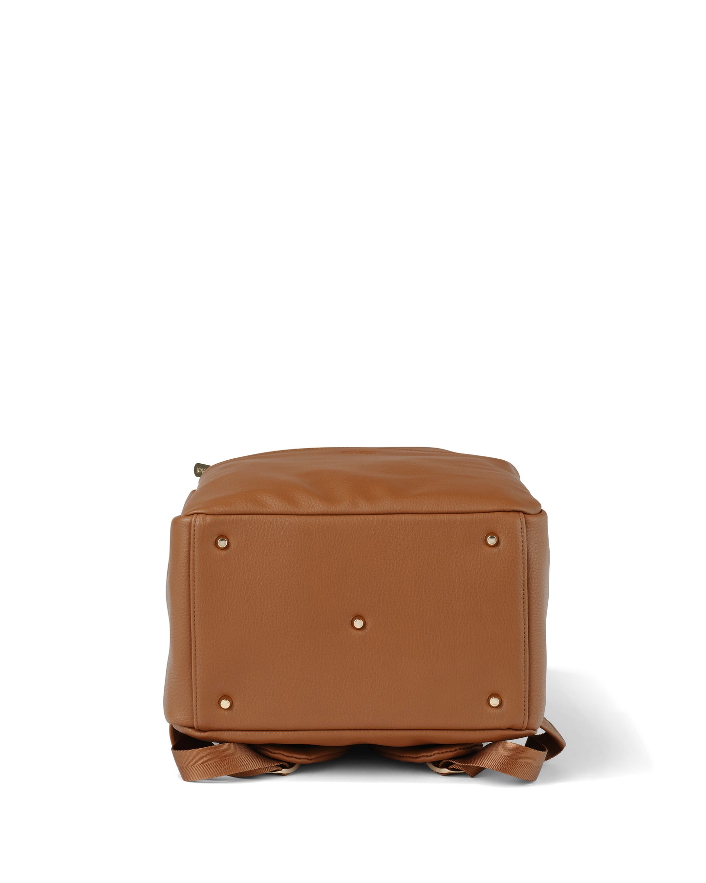 OiOi Multitasker Nappy Backpack Chestnut Brown Vegan Leather
