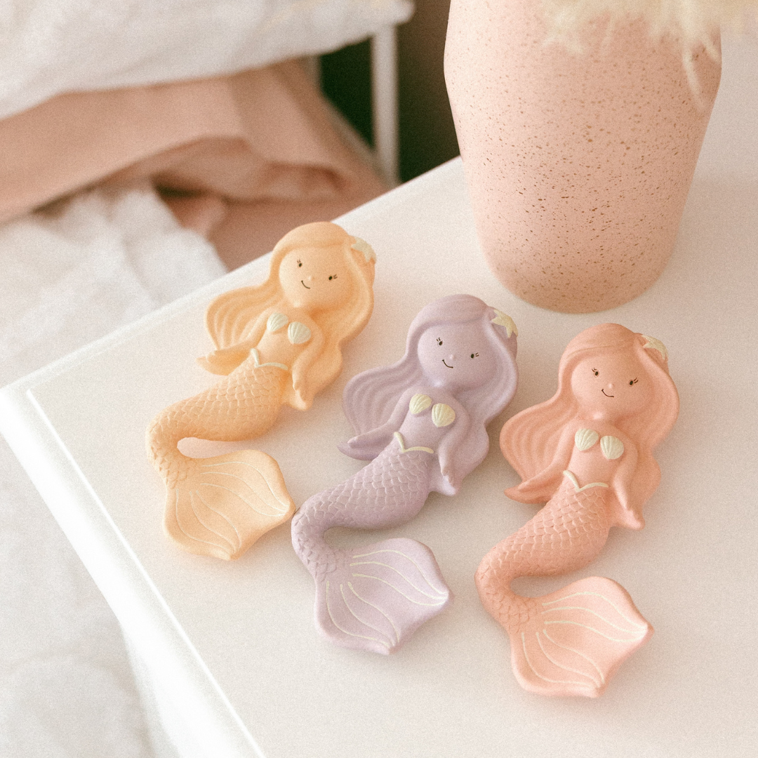 Winnie Parkes Maeve the Mermaid Natural Rubber Teether