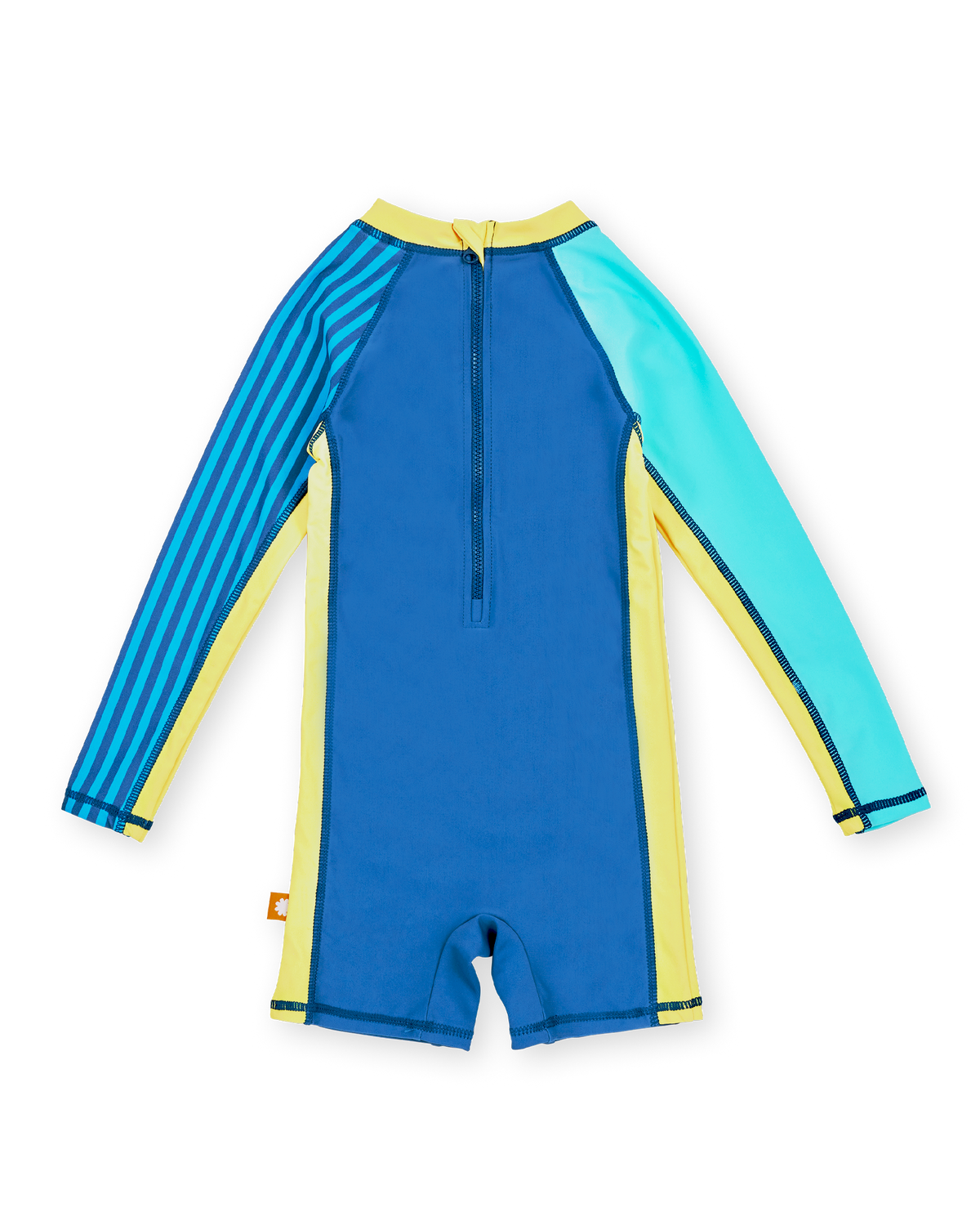 Goldie + Ace Stripe Panel Shortleg Swimsuit