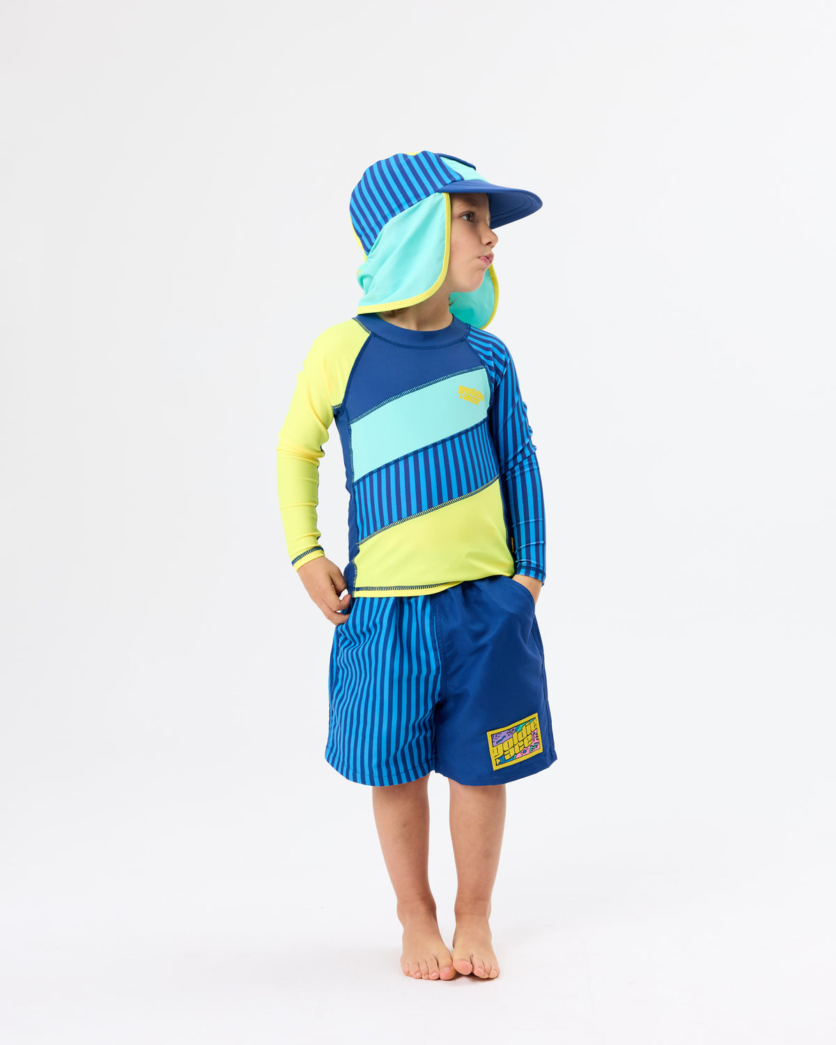 Goldie + Ace Splice Beach Legionnaires Swim Cap