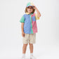 Goldie + Ace Gingham Colour Block Holiday Shirt