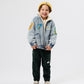 Goldie + Ace Ari Denim Sherpa Jacket Blue Denim