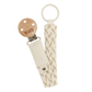 BIBS Pacifier Clip Ivory/Vanilla