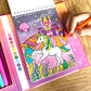 Tiger Tribe Colour By Numbers Unicorn Dreaming