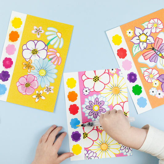 Tiger Tribe Paint-a-Picture Set Butterflies & Flowers