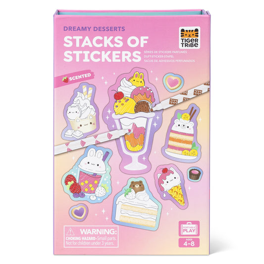 Tiger Tribe Scented Stacks Of Stickers Dreamy Desserts