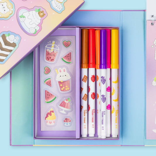Tiger Tribe Scented Stacks Of Stickers Dreamy Desserts