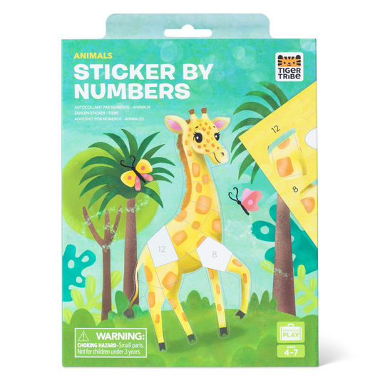 Tiger Tribe Sticker by Numbers Animals