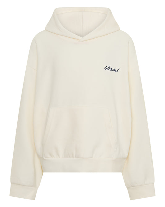 Sśaint Kids Logo Hoodie Butter & Navy